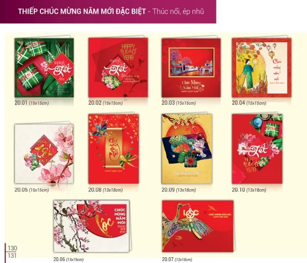 Địa chỉ in thiệp chúc tết 2022 độc đáo, ấn tượng trên toàn quốc