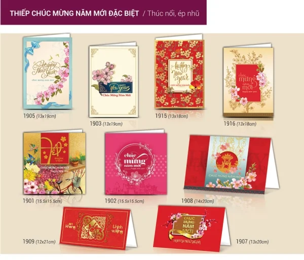 Địa chỉ in thiệp chúc tết 2022 độc đáo, ấn tượng trên toàn quốc