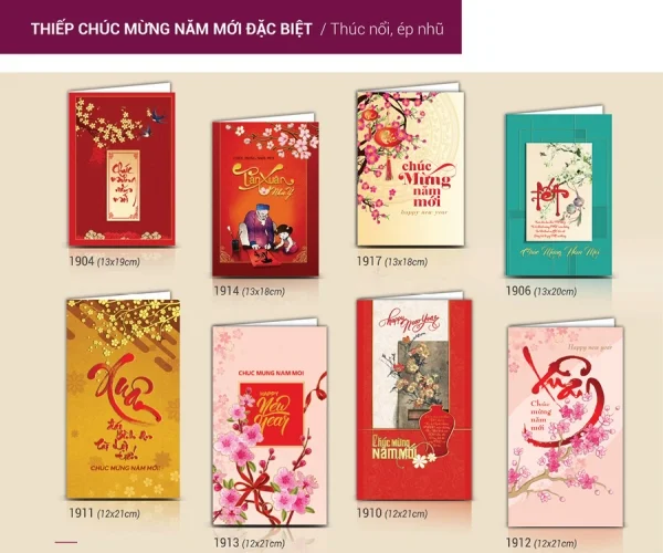 Địa chỉ in thiệp chúc tết 2022 độc đáo, ấn tượng trên toàn quốc