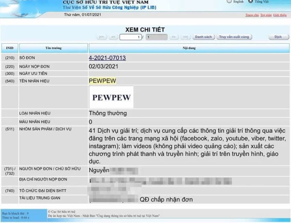 Hướng dẫn chi tiết đăng ký thương hiệu kênh Youtube