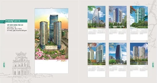 Địa chỉ in lịch treo tường đảm bảo uy tín, chất lượng hàng đầu Việt Nam