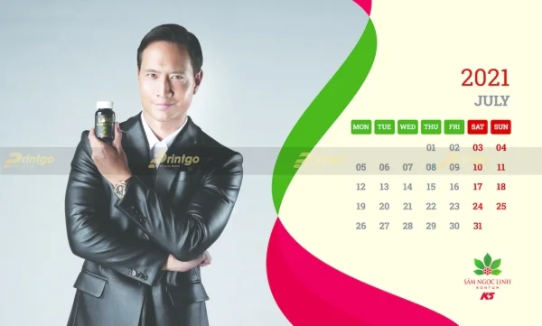 Printgo x Sâm Ngọc Linh Kon Tum K5: Thiết kế và in ấn bộ lịch tết ấn tượng giúp lan tỏa thương hiệu