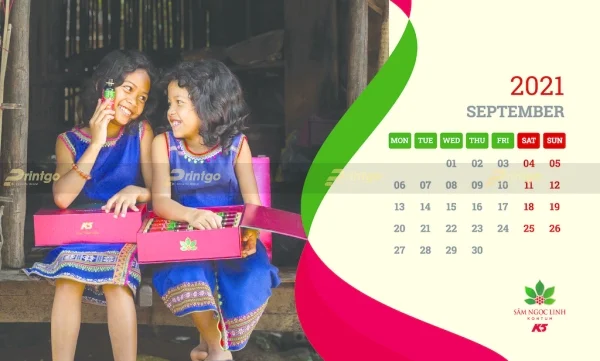 Printgo x Sâm Ngọc Linh Kon Tum K5: Thiết kế và in ấn bộ lịch tết ấn tượng giúp lan tỏa thương hiệu