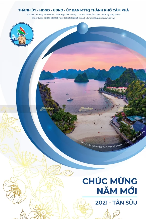 Printgo x UBMTTQ TP Cẩm Phả: Bộ lịch ấn tượng giới thiệu về văn hóa, kinh tế của TP. Cẩm Phả