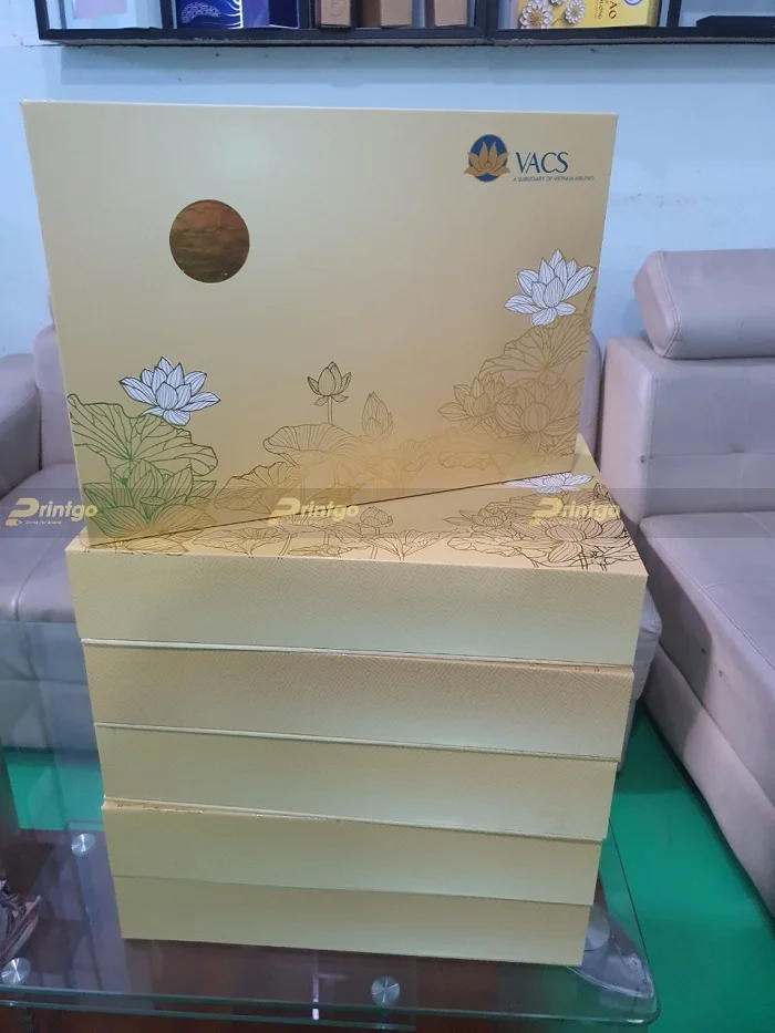 Printgo x Vietnam Airlines Caterers: Thiết kế, in ấn hộp bánh trung thu khẳng định và tôn vinh thương hiệu VACS