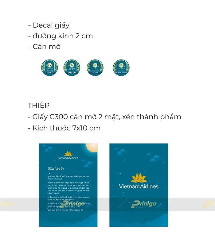 Printgo x Vietnam Airlines: Thiết kế, in ấn hộp bánh trung thu cao cấp dành cho khách hàng VIP Vietnam Airlines