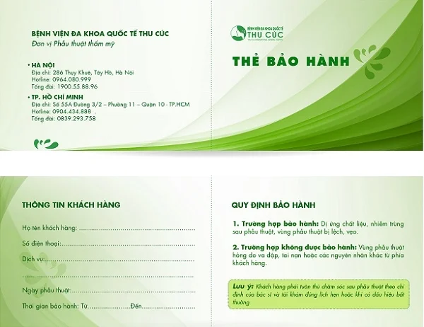 Những mẫu giấy bảo hành ấn tượng, chuyên nghiệp