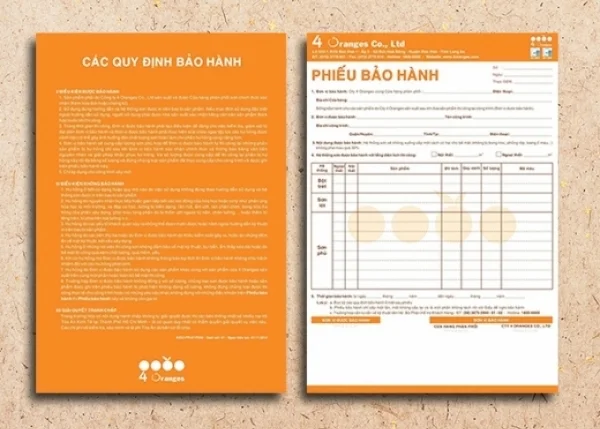 Printgo - đơn vị in ấn phiếu bảo hành uy tín, chất lượng