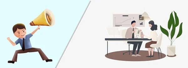 Banner tuyển dụng vector