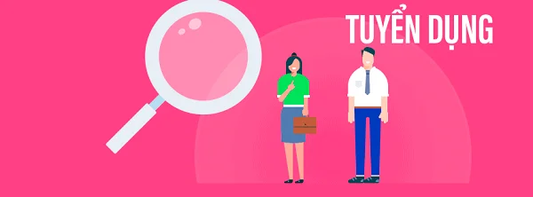 Banner tuyển dụng vector