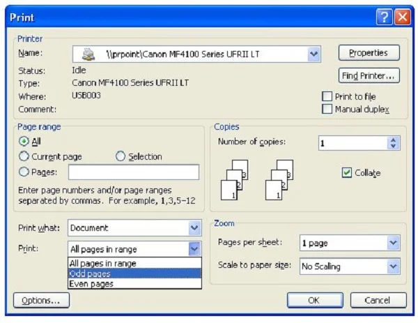Hướng dẫn cách in 2 mặt pdf để đóng sách
