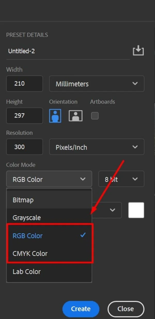 Hướng dẫn chi tiết cách tạo khổ giấy A4 trong photoshop