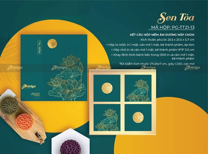 Download Free File Vector hộp bánh trung thu mới nhất hiện nay