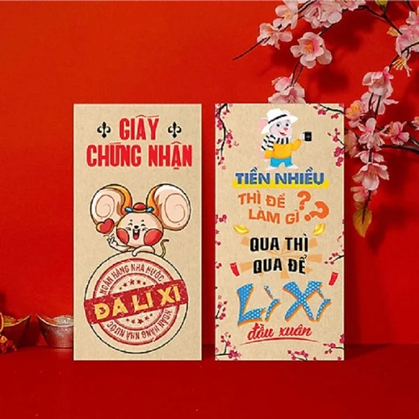 các mẫu in bao lì xi đẹp độc lạ 