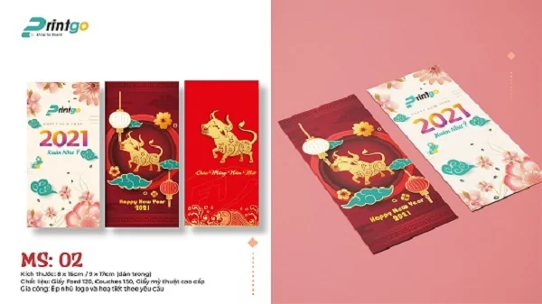 các mẫu in bao lì xi đẹp độc lạ 