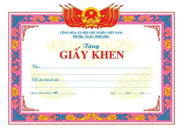 Tổng hợp 50+ mẫu bằng khen, giấy khen vector đẹp nhất hiện nay