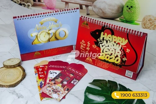 Mẫu lịch tết độc quyền
