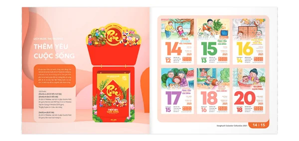 Lợi ích của việc in lịch tết Song Hành 2022