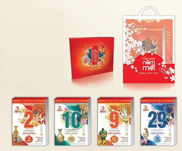 Một số mẫu lịch Bông Sen 2022