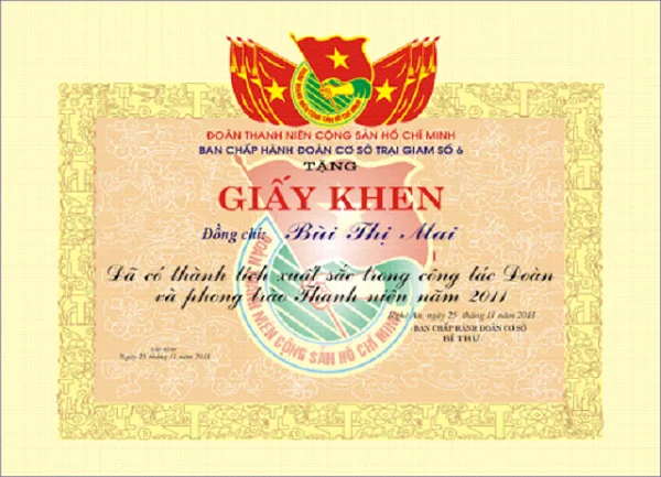 Tổng hợp mẫu giấy khen công đoàn file word đẹp