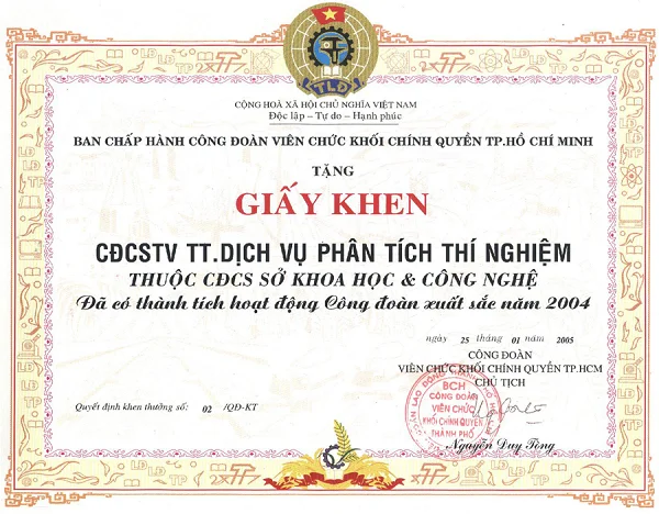 Tổng hợp những mẫu giấy khen công đoàn đẹp nhất 