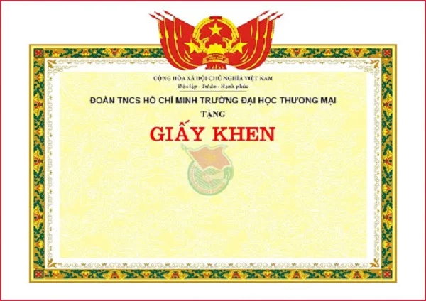 Top những mẫu giấy khen đoàn thanh niên corel đẹp nhất hiện nay