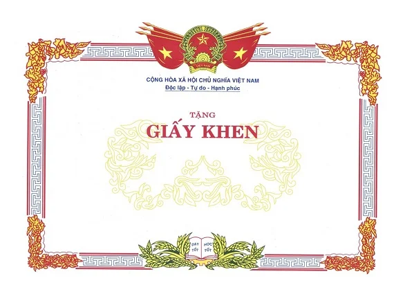 Top những mẫu giấy khen đoàn thanh niên corel đẹp nhất hiện nay