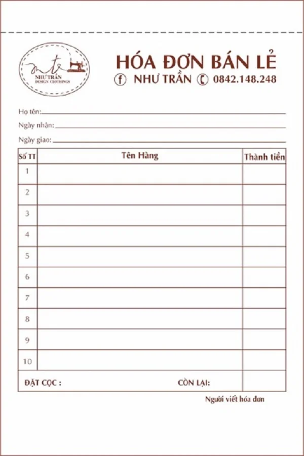 Download 10+ mẫu hóa đơn bán lẻ A5 chuẩn và đẹp nhất