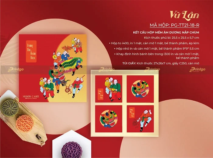 TOP 10+ hộp bánh trung thu HOT nhất năm 2021 của Printgo