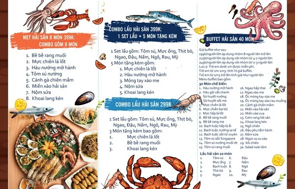Gợi ý mẫu menu nhà hàng đẹp