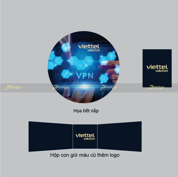 Hộp bánh trung thu của Viettel 