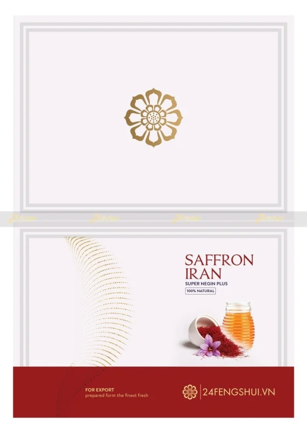 Printgo và 24 Cara: Thiết kế và in ấn hộp đựng Saffron theo xu hướng tối giản, tinh tế