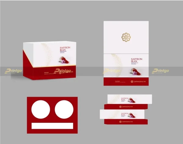 Printgo và 24 Cara: Thiết kế và in ấn hộp đựng Saffron theo xu hướng tối giản, tinh tế