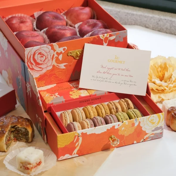 Printgo và Au Gourmet: In hộp trung thu 2 tầng, món quà kết hợp truyền thống và hiện đại
