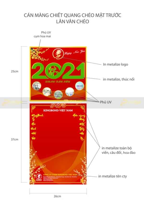 Printgo x Đại Uy: Thiết kế và in ấn lịch bloc làm quà tặng doanh nghiệp