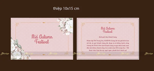Mẫu thiệp trung thu đẹp dành cho doanh nghiệp
