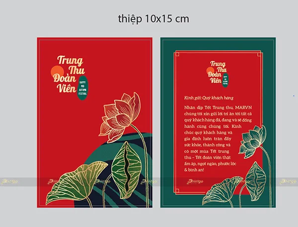 Mẫu thiệp trung thu đẹp dành cho doanh nghiệp