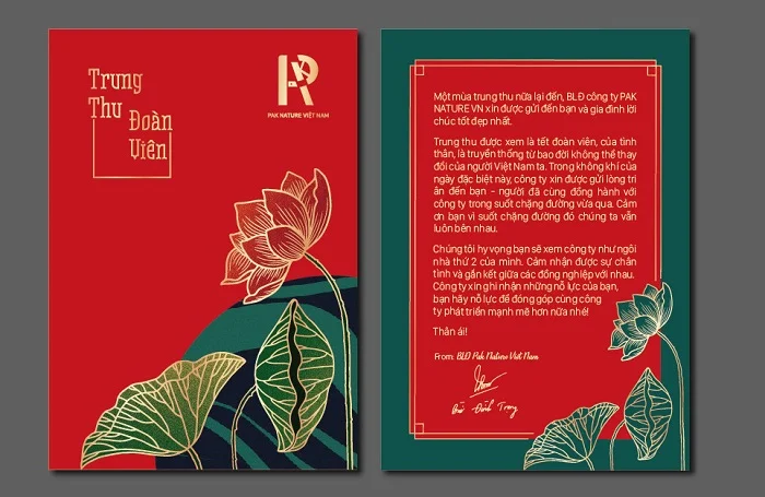 Mẫu thiệp trung thu đẹp dành cho doanh nghiệp