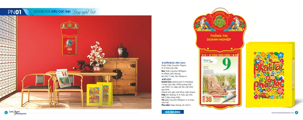 Ý nghĩa của việc in lịch tết Xuân Phương Nam 2022