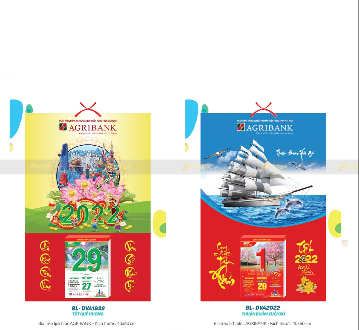 Các mẫu lịch tết Đại Viết Á 2022 đẹp