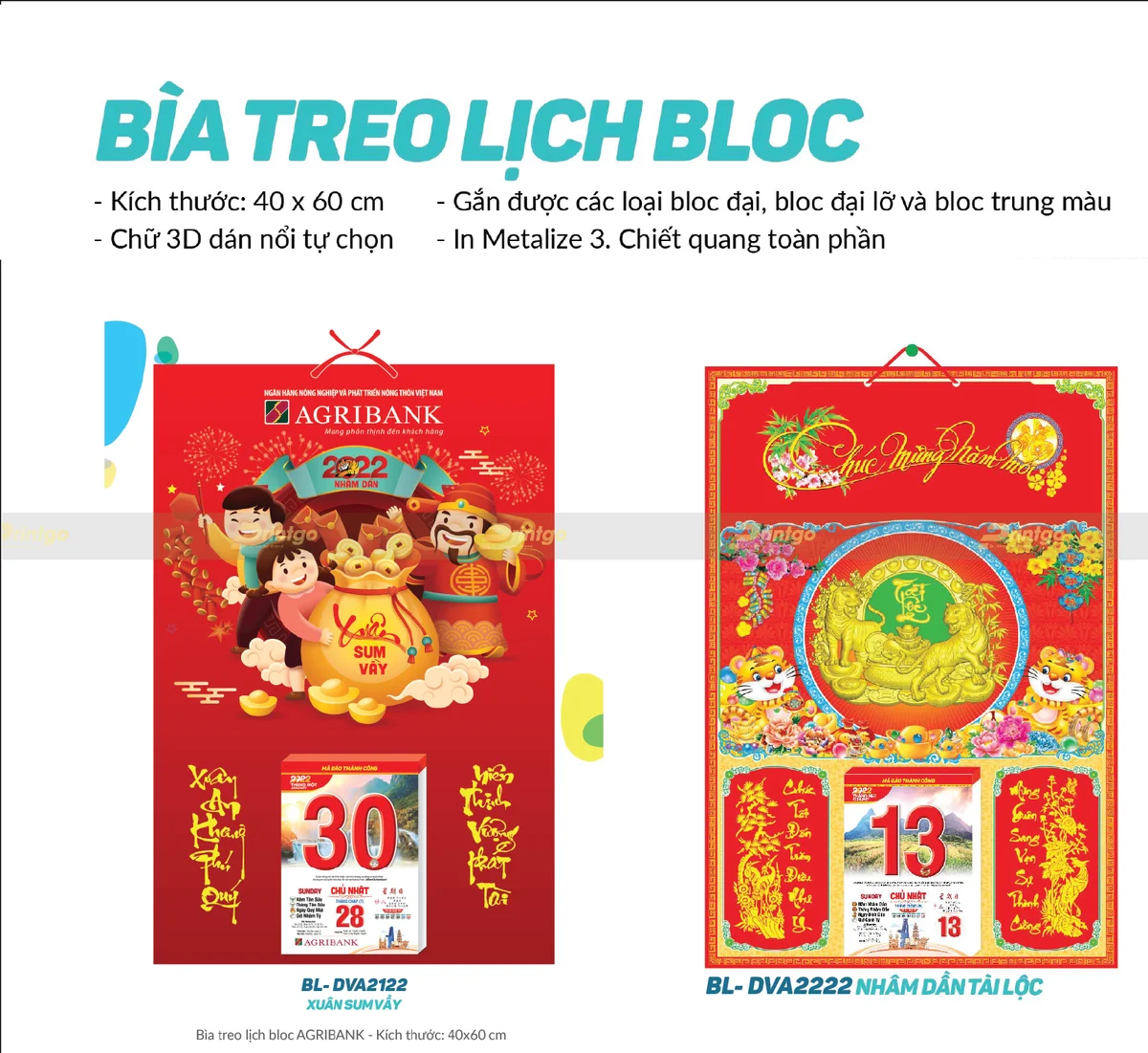 Các mẫu lịch tết Đại Viết Á 2022 đẹp