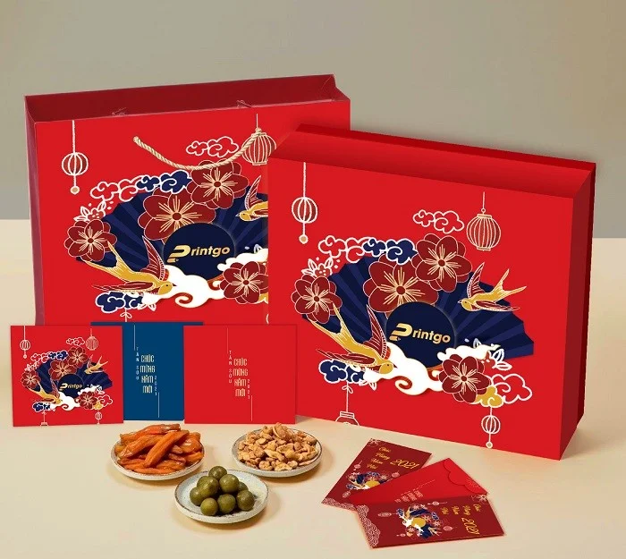 Tham khảo các mẫu hộp quà tết đẹp, ấn tượng tại Printgo