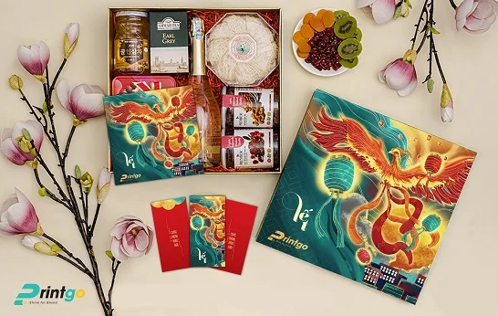 Hộp đựng quá tết Phượng Hoàng Tái Sinh 