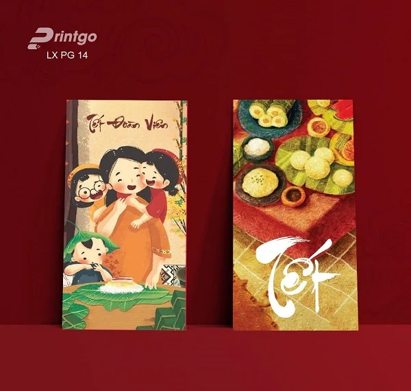 Tham khảo các mẫu lì xì tết thiết kế độc đáo tại Printgo