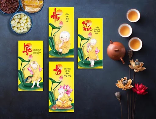 Một số chất liệu thường dùng để in bao lì xì
