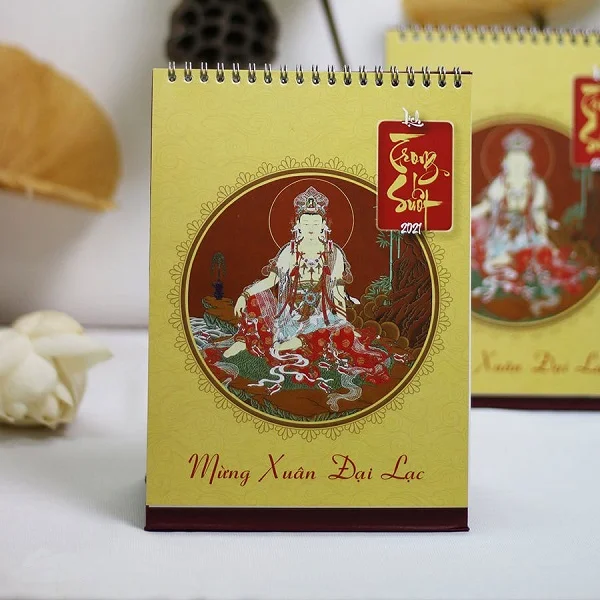 Tham khảo một số mẫu in lịch Phật giáo 2022 đẹp, ấn tượng nhất