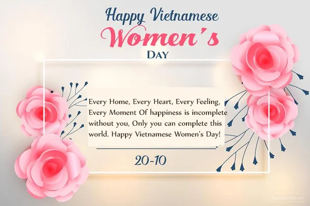 Lời chúc 20/10 cho mẹ bằng tiếng Anh