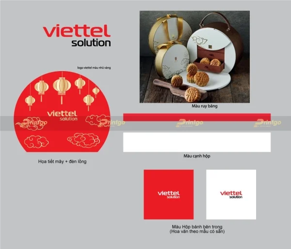 Printgo và Viettel Solution: Ấn tượng với BST hộp bánh trung thu có kết cấu độc đáo