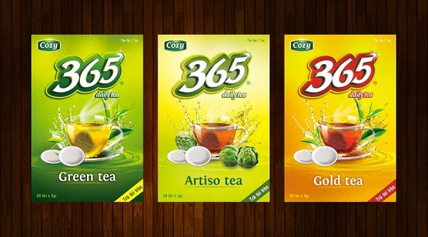 Thiết kế bao bì trà độc lạ dẫn đầu xu hướng hiện nay
