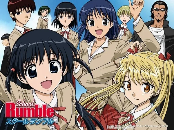 Bộ School Rumble thuộc chủ đề vui nhôn, hài hước trong hoạt hình anime